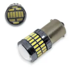 Світлодіодна лампа з цоколем 1156 BA15s PY21W 54 SMD 4014 12-24V з обманкою Біле світло