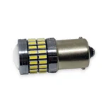 Світлодіодна лампа з цоколем 1156 BA15s PY21W 54 SMD 4014 12-24V з обманкою Біле світло - Зображення 4