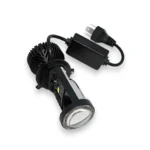 Комплект світлодіодних лінз з активним охолодженням Y9 BI-LED H4 mini 35/45W 5500K 12V 24V - Зображення 3