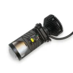 Комплект світлодіодних лінз з активним охолодженням Y9 BI-LED H4 mini 35/45W 5500K 12V 24V - Зображення 2
