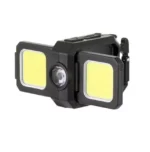 Ліхтарик тристоронній кишеньковий багатофункціональний із магнітом, карабіном і відкривачкою ліхтарик-брелок - Зображення 3