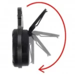 Ліхтарик кишеньковий із магнітом і карабіном ліхтарик-брело 4 режими Біле Червоне світло + Червоний стробоскоп - Зображення 5