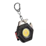 Ліхтарик кишеньковий із магнітом ліхтарик-брелок 7 режимів Біле Червоне світло + Червоний стробоскоп - Зображення 5