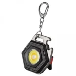 Ліхтарик кишеньковий із магнітом ліхтарик-брелок 7 режимів Біле Червоне світло + Червоний стробоскоп