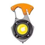 Ліхтарик кишеньковий із магнітом карабіном, викруткой ліхтарик-брелок 7 режимів Білий Червоний світло + Червоний стробоскоп - Зображення 5