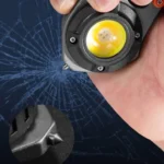 Ліхтарик кишеньковий із магнітом карабіном, викруткой ліхтарик-брелок 7 режимів Білий Червоний світло + Червоний стробоскоп - Зображення 4