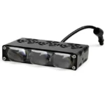 Двоколірні світлодіодні додаткові фари з RGB габаритом 3 LED Lens Mini 12-80V 90W Ближне Дальне Білий Жовтий - Зображення 5