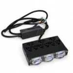 Двоколірні світлодіодні додаткові фари з RGB габаритом 3 LED Lens Mini 12-80V 90W Ближне Дальне Білий Жовтий - Зображення 7