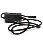 Двоколірні світлодіодні додаткові фари з RGB габаритом 4 LED Lens Mini 12-80V 90W Ближне Дальне Білий Жовтий - Зображення 4