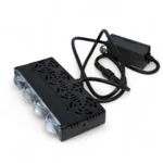 Двоколірні світлодіодні додаткові фари з RGB габаритом 4 LED Lens Mini 12-80V 90W Ближне Дальне Білий Жовтий - Зображення 7