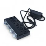 Двоколірні світлодіодні додаткові фари з RGB габаритом 4 LED Lens Mini 12-80V 90W Ближне Дальне Білий Жовтий - Зображення 9