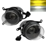 Двоколірні світлодіодні лінзовані протитуманні фари LED 64 W 6000 K для Mitsubishi Lanser Біле Жовте світло