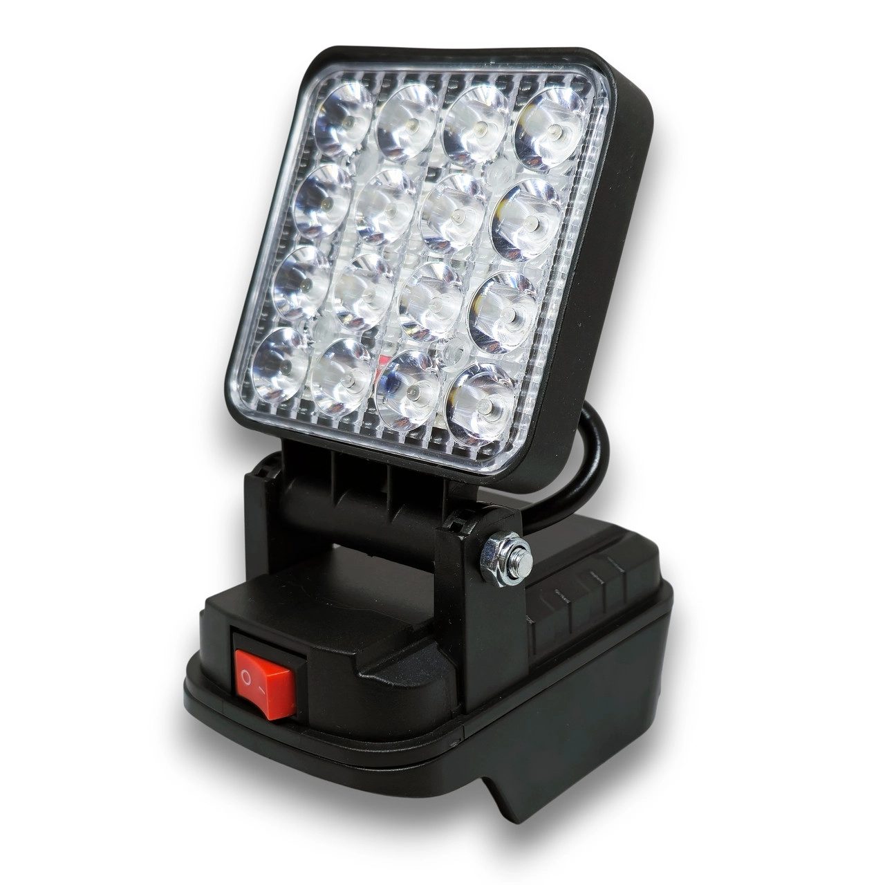 7025930234_bagatofunktsionalnij-lihtar-prozhektor Багатофункціональний ліхтар прожектор 16LED на акумулятор Makita Біле світло - Зображення 1