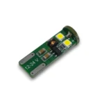 Світлодіодна лампа Т10 W5W 6SMD 3030 6000 K 12-24V Біле світло - Зображення 3
