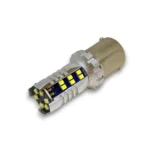 Світлодіодна лампа з цоколем 1156 BA15s PY21W 30 SMD 2016 9-30 V з обманкою Біле світло