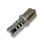 Світлодіодна лампа з цоколем 1156 BA15s PY21W 30 SMD 2016 9-30 V з обманкою Біле світло - Зображення 3