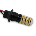 Денні ходові вогні ДГЗ в поворотники з режимом функцією повороту 7440 T20 W21W W3x16d 168SMD 3014 Білий Жовтий - Зображення 4