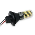 Денний ходовий вогонь (ДХВ) з функцією поворотів Цоколь P21W BAU15S 168SMD 3014 Білий Жовтий - Зображення 3