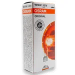 Галогенна автолампа Osram W5W Original картон 12V 5W - Зображення 5