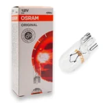 Галогенна автолампа Osram W6W Original картон 12V 6W 2886Х