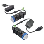 Комплект світлодіодних mini лінз  H4 6000K 17000Lm 9-16V