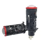 Комплект світлодіодних Mini лінз  H4 60W 6500K 12000Lm 11-18V - Зображення 2