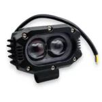 Світлодіодна протитуманна балка фара Led ВАЗ Priora, Газель з ангельськими очками габарит Білий/Жовтий - Зображення 5