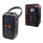 Повербанк портативний ASPEREX AXP200 200W 60000mAh З ФОНАРЕМ 6 роз'ємів