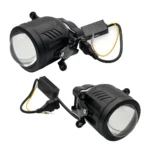 Двокольорові BI-LED лінзи 3.5"для автомобілів Renault, Peugeot, Ford Біле, Жовте світло