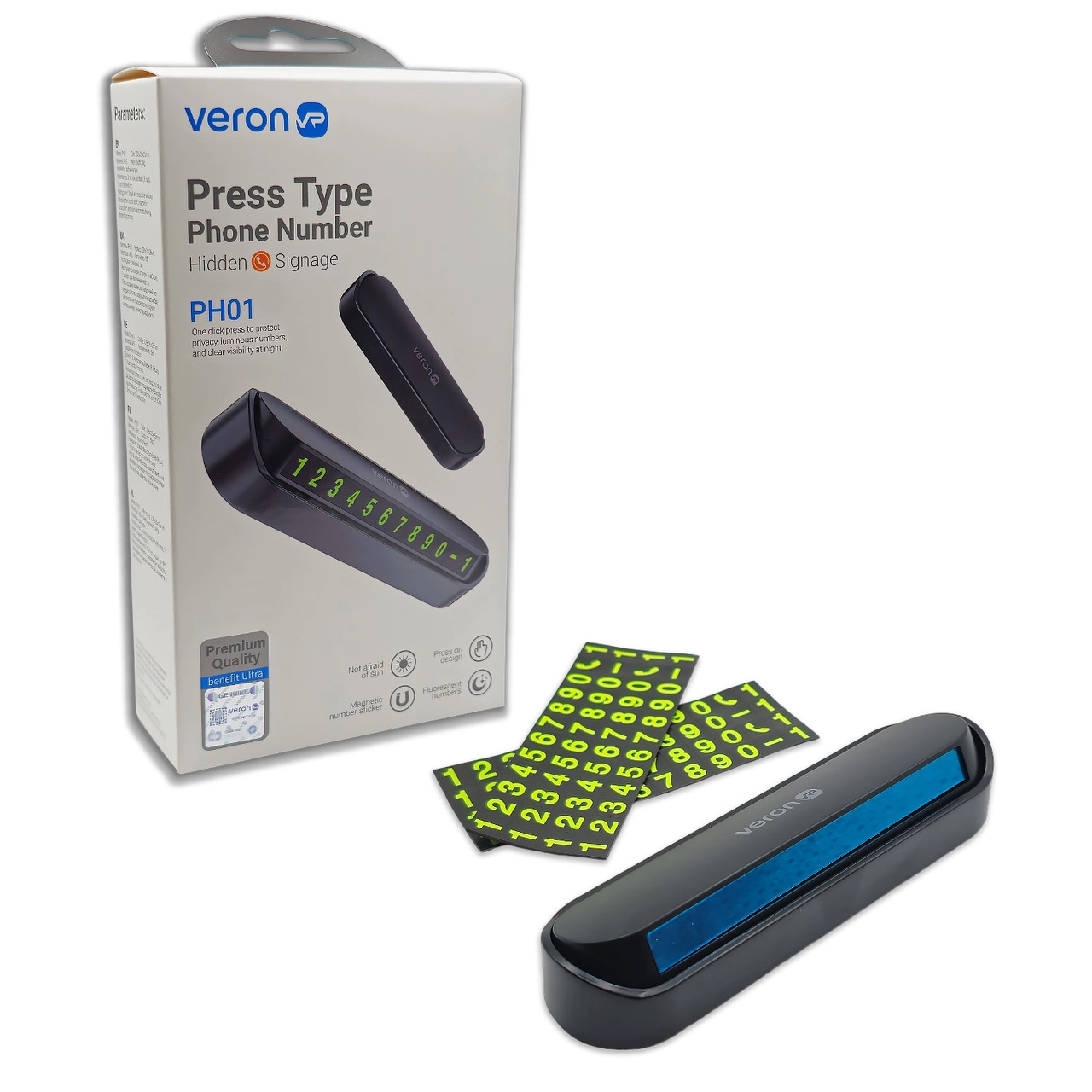 7206193990_avtomobilna-parkuvalna-tablichka Автомобільна паркувальна табличка Veron PH01 - Зображення 1