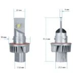Автомобільні світлодіодні лампи з цоколем H13 9008 12SMD 5540 12-24V 6000К Белый свет комплект - Зображення 6