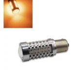 Світлодіодна лампа 1156 BA15s P21W 57 SMD 2835 з обманкою Жовте світло