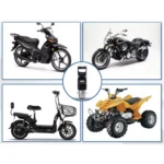 Світлодіодна лампа LED Motorcycle цоколь P15D для мотоцикла мопеда скутера 3SMD 1860 28W 12V Біле світло - Зображення 8