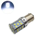 Світлодіодна лампа з цоколем 1156 BA15s P21W 35 SMD 3030 12V з обманкою  Білий