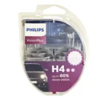 Галогенна автолампа PHILIPS H4 VisionPlus 12342VPS2  +60%