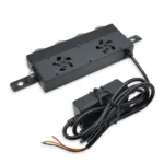 Двоколірні світлодіодні додаткові фари 4 LED Lens 9-32V 120W Ближне Дальне Білий Жовтий - Зображення 3