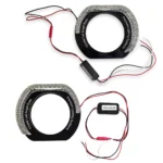 Маски для лінз з LED підсвіткою M9-L-3.0-DS білі AES -  комплект