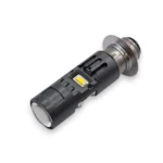 Двоколірна світлодіодна лампа LED Motorcycle цоколь P15D для мотоцикла 3SMD 1860 28W 9-96V Ближне Дальне Біле Жовте світло - Зображення 6