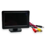 Автомонітор LCD 4.3'' для двох камер, монітор автомобільний для камери заднього виду