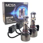 Світлодіодні міні лінзи Led HB3 MINILENZ 8SMD CSP 8000Lm  вентилятор комплект