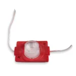 Світлодіодний модуль 1SMD 3030 Plastic IP65 (loose lens) 12V Червоний - Зображення 2