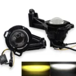 Двоколірні протитуманні фари Led лінзи 12-48V NISSAN JUKE 12-14  А1 (з азотною капсулою ) Біле Жовте світло