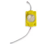 Світлодіодний модуль 1SMD 3030 Plastic IP65 (loose lens) 12V Жовтий - Зображення 3