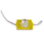 Світлодіодний модуль 1SMD 3030 Plastic IP65 (loose lens) 12V Жовтий - Зображення 5