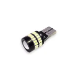 Світлодіодна лампа W5W 12-36V T10 36SMD/3014 1SMD/3030, з лінзою Canbus, Біла 1шт.