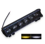 Світлодіодна балка, додаткова фара, led люстра 6 лінз 24LED 60W 37 см Ближнє Біло-Жовте  світло