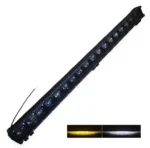 Світлодіодна балка, додаткова фара, led люстра 18 лінз 72LED 180W 103см Ближнє Біло-Жовте  світло