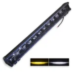 Світлодіодна балка, додаткова фара, led люстра 12 лінз 48 LED 120W 70 см Ближнє Біло-Жовте  світло