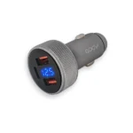 Автомобільний зарядний пристрій QOOVI 2 USB + Type-C (USB-C) 80W Швидка зарядка - Зображення 2