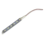 Лінійний світильник. Світлодіодна лінійка 12V алюмин. 10 см 6 SMD (5730) на двосторонньому скотчі 10см Білий - Зображення 4